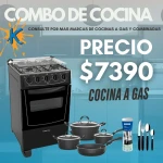 Cocina + Cubiertos + Batería de cocina