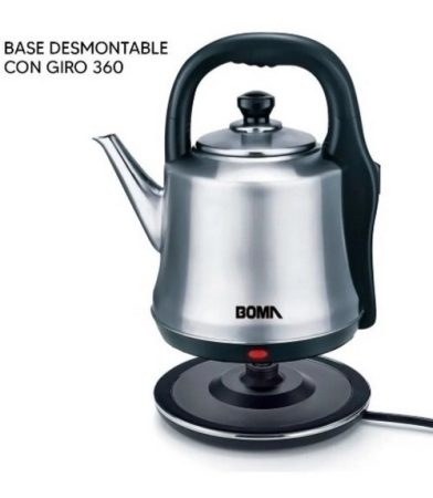 Caldera Jarra Electrica Boma Ace Inox 1.2l 1500w Automatica - Imagen 4