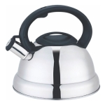 Caldera Cuori Acero Inoxidable 2.5 L Con Silbato Pava Tetera