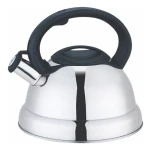 Caldera Cuori Acero Inoxidable 2.5 L Con Silbato Pava Tetera