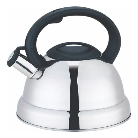Caldera Cuori Acero Inoxidable 2.5 L Con Silbato Pava Tetera