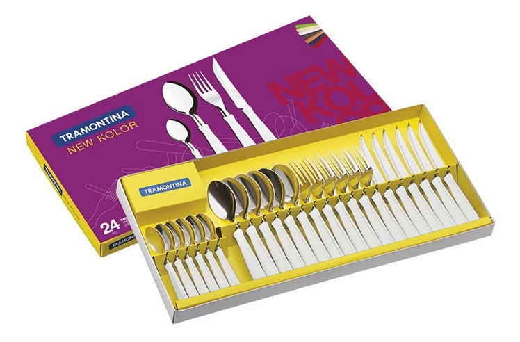 Juego De Cubiertos Tramontina 24 Pcs - Imagen 2