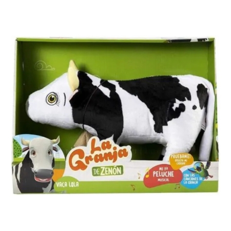 Peluche La Granja Zenon La Vaca Lola 35 Cm Mundo Kanata