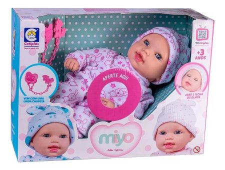 Bebe Miyo Con Sonido Menino Cp2392 Mundo Kanata - Imagen 2