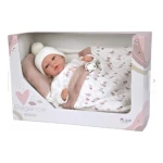 Bebe Elegance 40cm Andie Rosa Con Saco Arias 60821