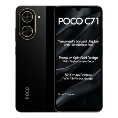 Poco C71 Black 3gb ram 64gb Rom