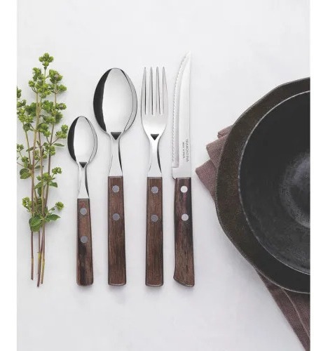 Juego De 24 Cubiertos Tramontina Polywood 905 - Imagen 3