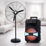 Ventilador industrial + Parlante